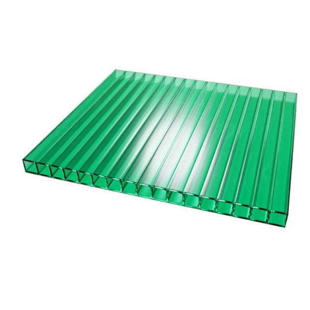 Žalias kanalinis polikarbonatas 6m-4 mm