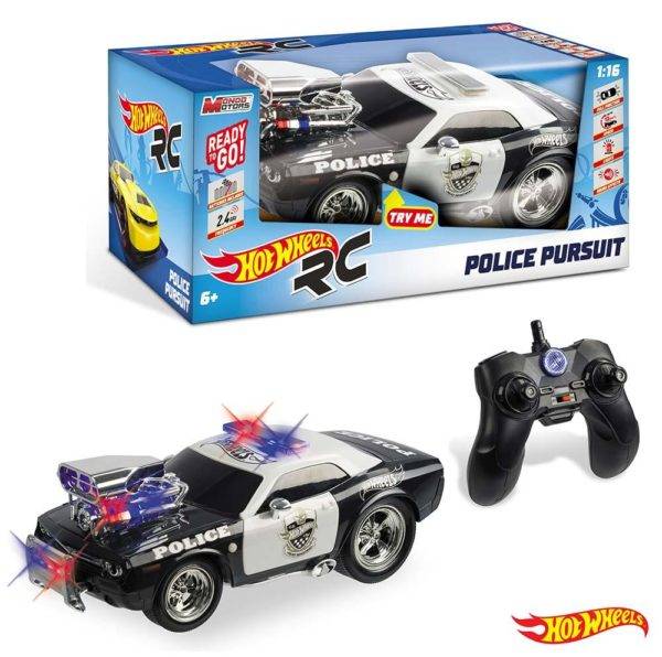 Hot Wheels RC Police Pursuit pultu valdoma mašina