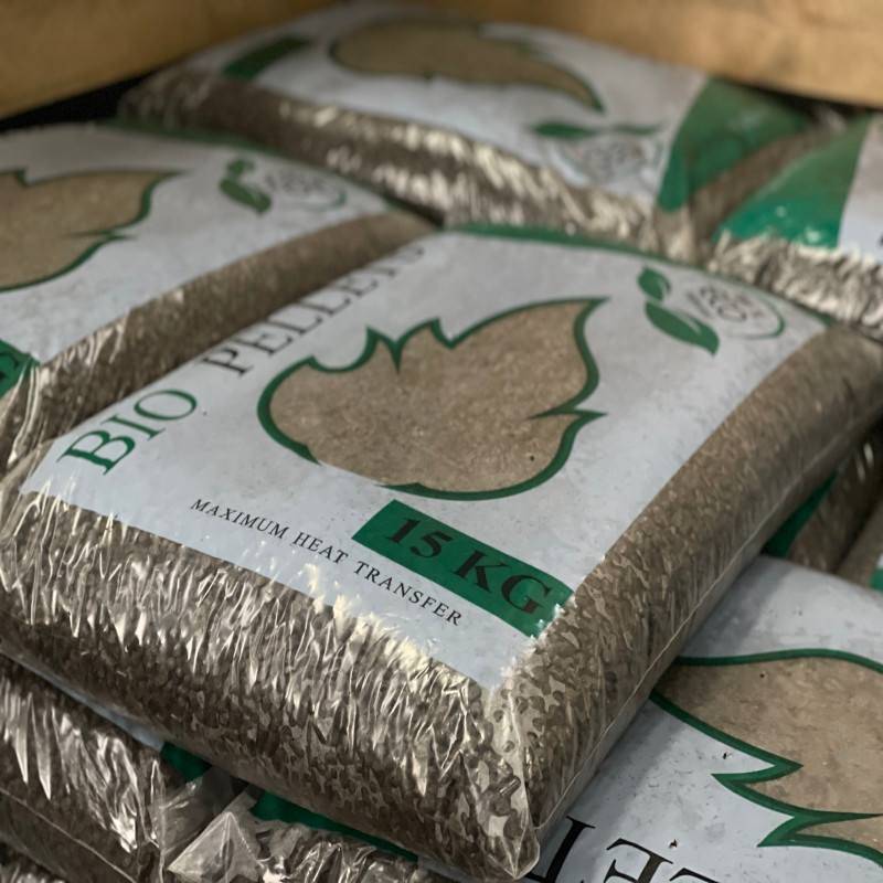 Medžių granulės maišiukuose po 15 kg., Kėdainiai — 3/5