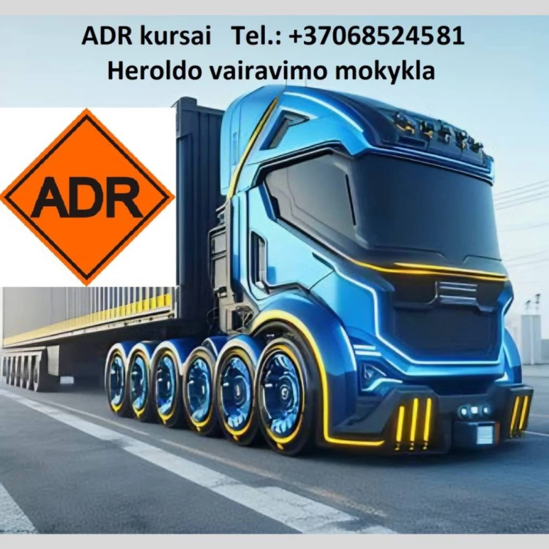 ADR pavojingiems kroviniams vežti kursai Šiauliuose, Šiauliai — 2/2