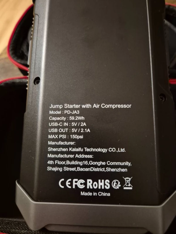 Auto užvedėjas,paleidėjas kompresorius 4 in 1, Vilnius — 5/5