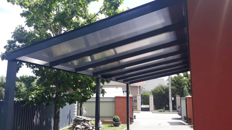 Aliuminio stoginės Verandų stiklinimas Stogeliai, Kaunas — 14/15