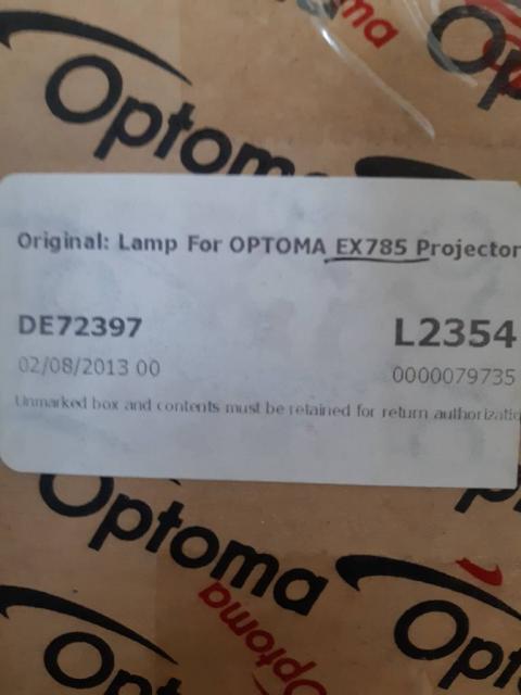 Lempa projektoriaus Optoma EX 785