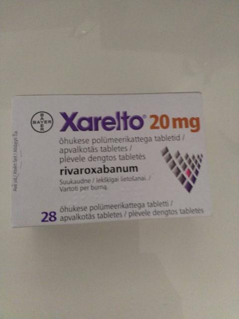 Xarelto20mg N28 .