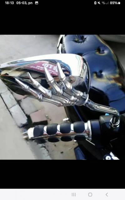 Motociklų motorolerių galinio vaizdo veidrodžiai