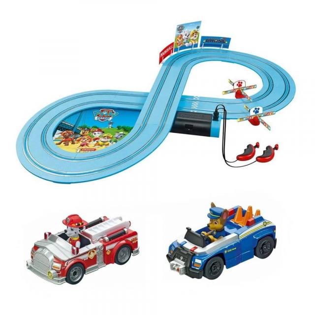 Pirmoji lenktynių trasa Paw Patrol Carrera