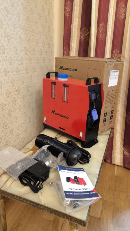 DYZELINIS ORO ŠILDYTUVAS 8 kW – 12/24V/220V SU ADAPTERIU