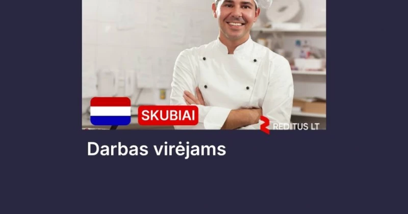 Virėjas – darbas Olandijoje (2112)
